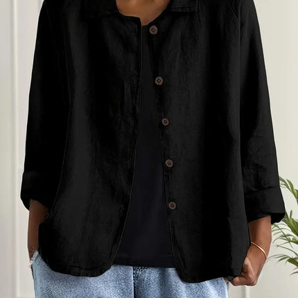 Women’s Blouse | Long Sleeve Button-Up