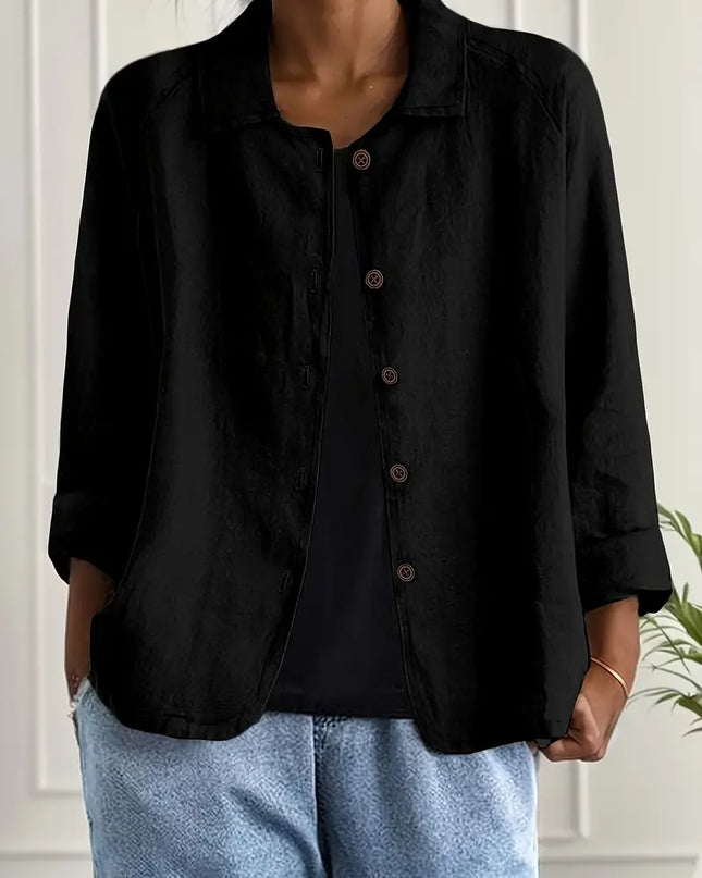 Women’s Blouse | Long Sleeve Button-Up