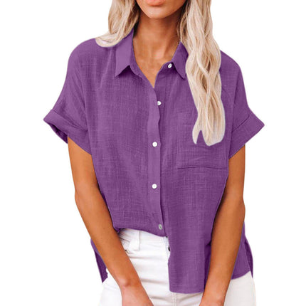 Women’s Shirt | Short Sleeve Button Down