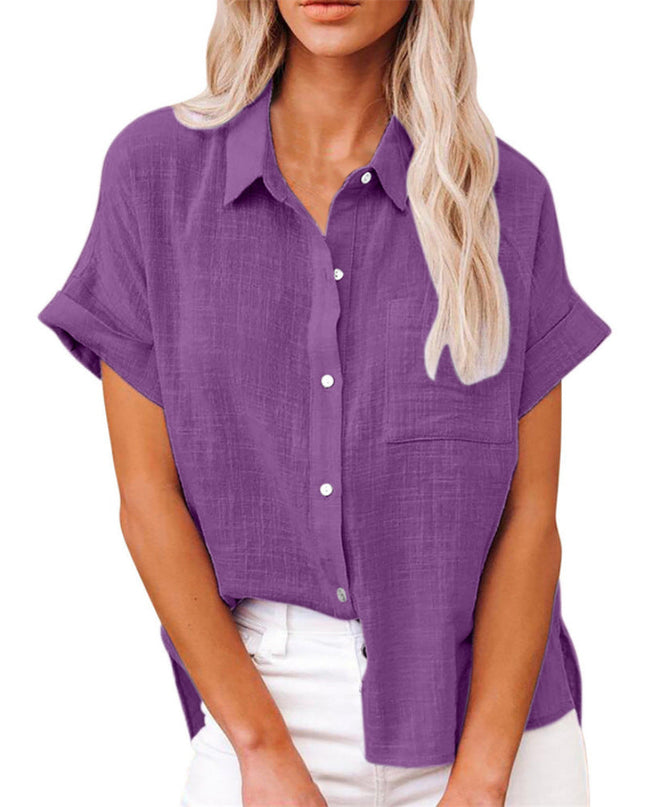 Women’s Shirt | Short Sleeve Button Down