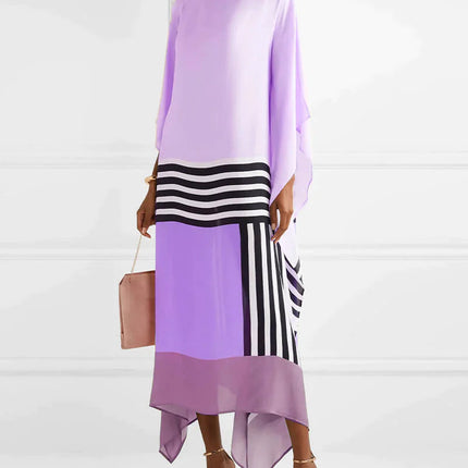 Valarie | Elegant Geometric Print Caftan