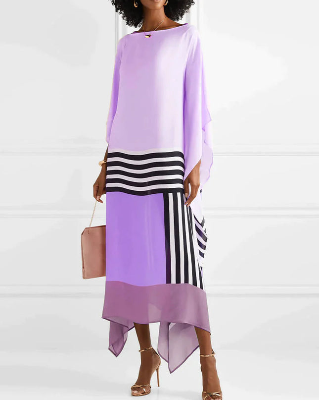 Valarie | Elegant Geometric Print Caftan