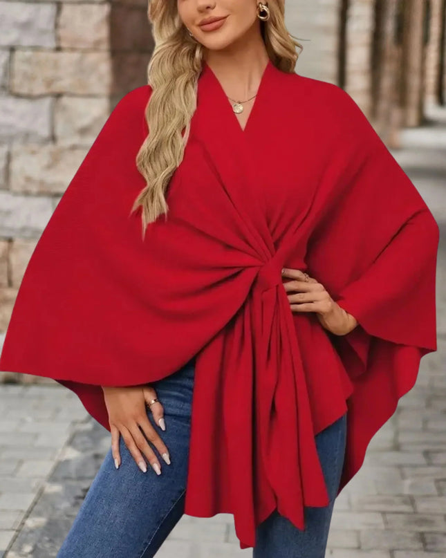 Women’s Poncho | Draped Wrap Style