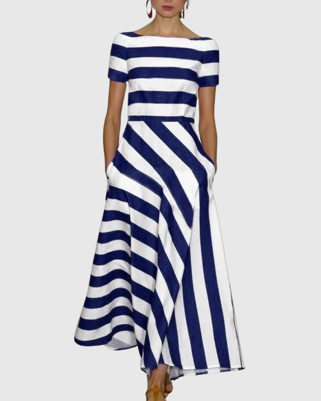 Delora | Light & Fluid Stripe Dress