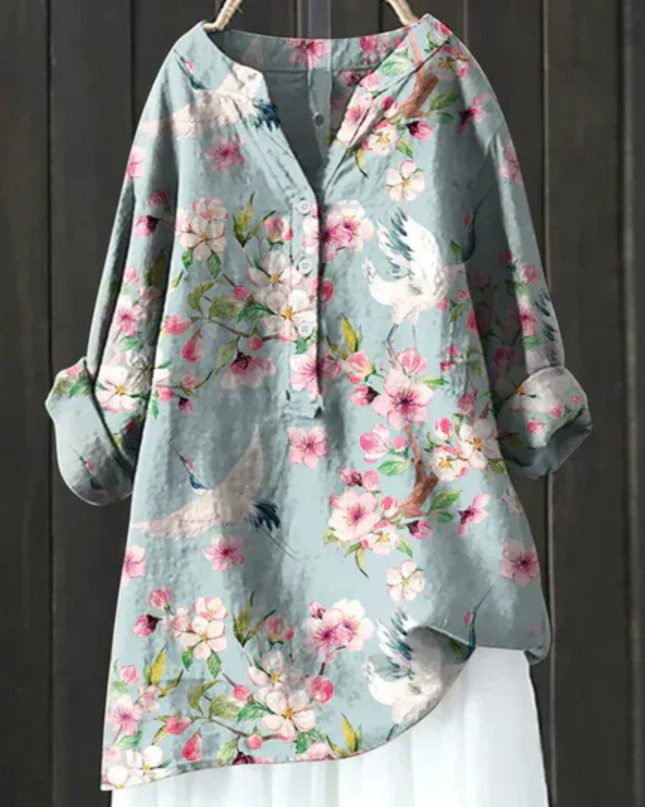 Women’s Blouse | Floral Long Sleeve