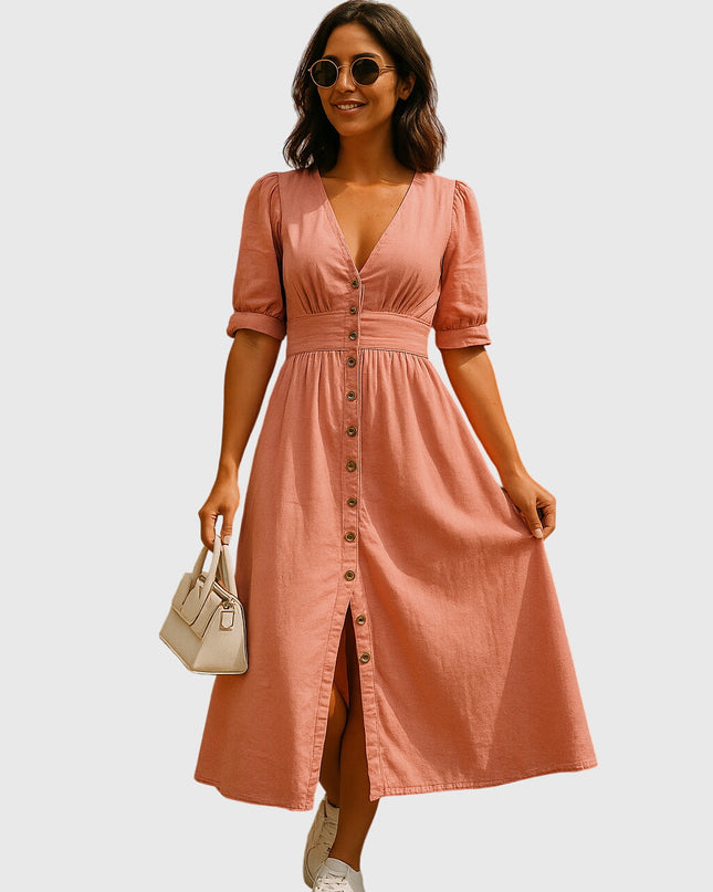 Jacqueline | Elegant Denim Dress