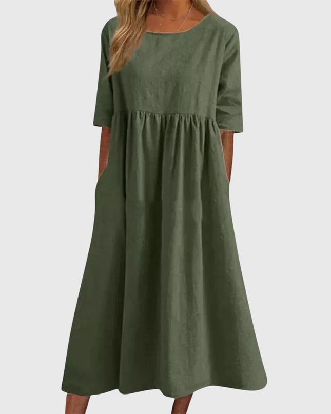 Haisley | Elegant Short-Sleeved Dress