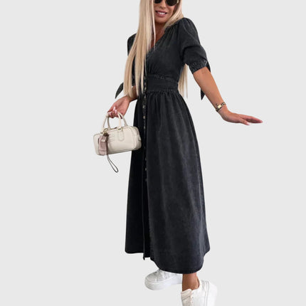 Sophia | Elegant Denim Dress