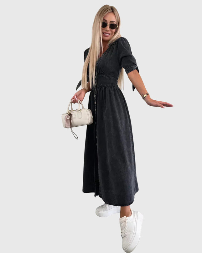 Sophia | Elegant Denim Dress