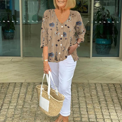 Women's Blouse | Three-Quarter Sleeve