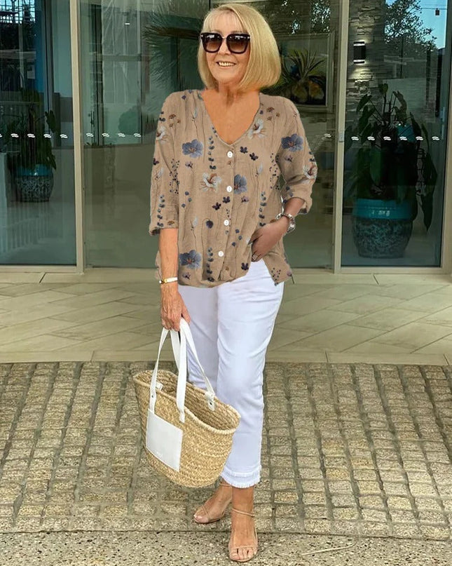 Women's Blouse | Three-Quarter Sleeve
