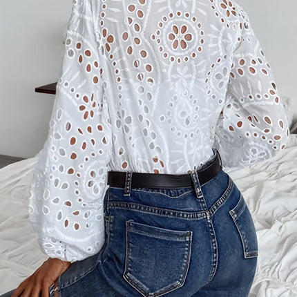 Women’s Blouse | Embroidered Long Sleeve