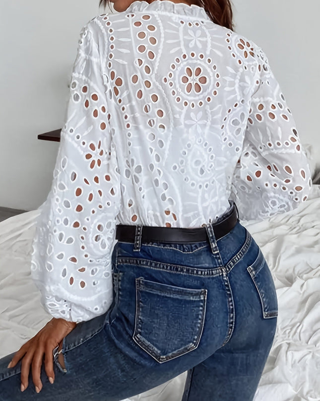 Women’s Blouse | Embroidered Long Sleeve