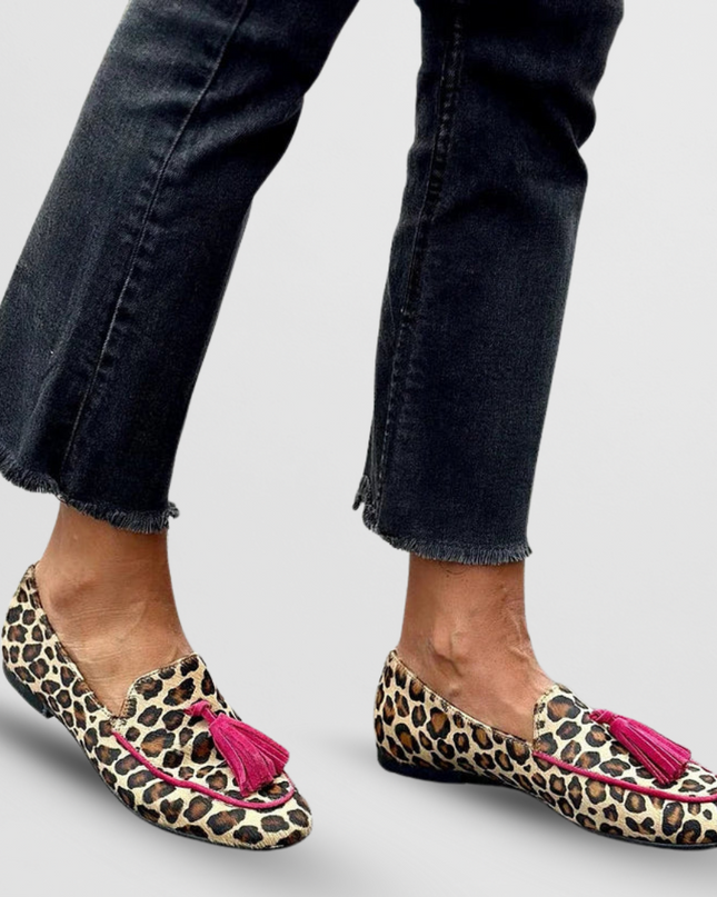 Loafers for Women | Patterned Slip On  Flat Sole