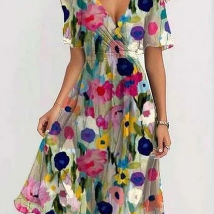 Matilda | Summer Dress With Belly Cover