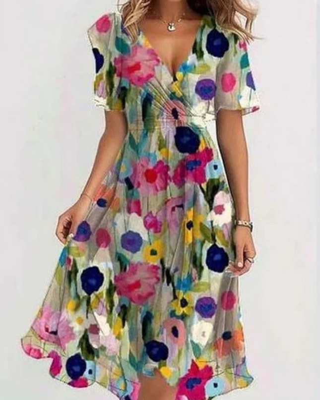Matilda | Summer Dress With Belly Cover