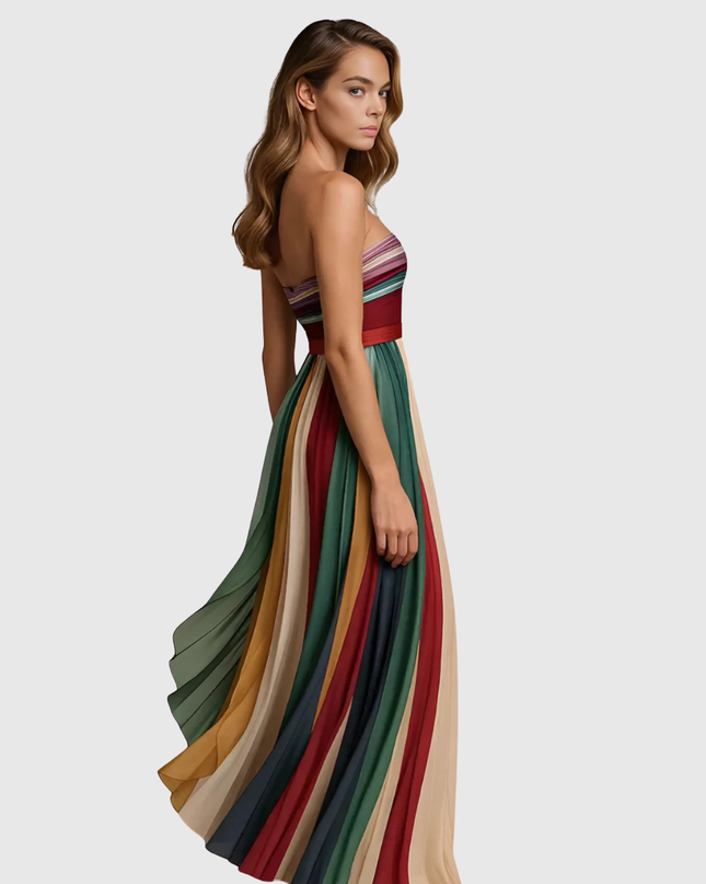 Isola | Chic Long Dress With Elegant Details