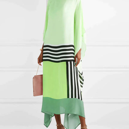 Valarie | Elegant Geometric Print Caftan