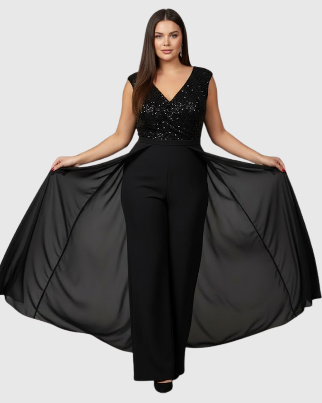 Zoraida Quinn | Stylish Sleeveless Jumpsuit Dress