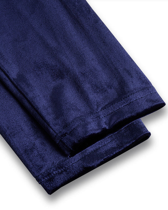 Sibella | Navy Long-Sleeve Midi Dress