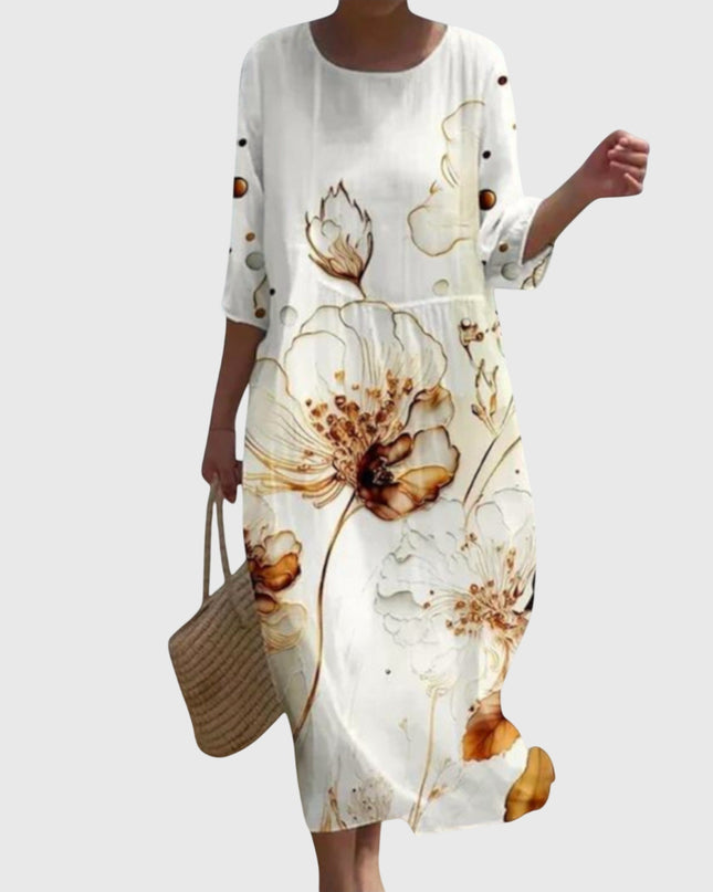 Hayley | Stylish Floral Maxi Dress