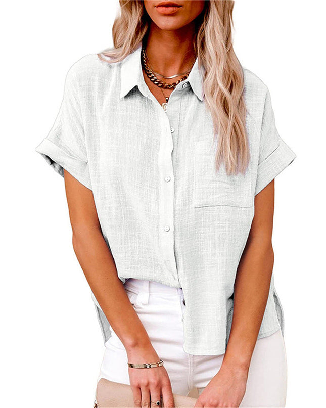 Women’s Shirt | Short Sleeve Button Down