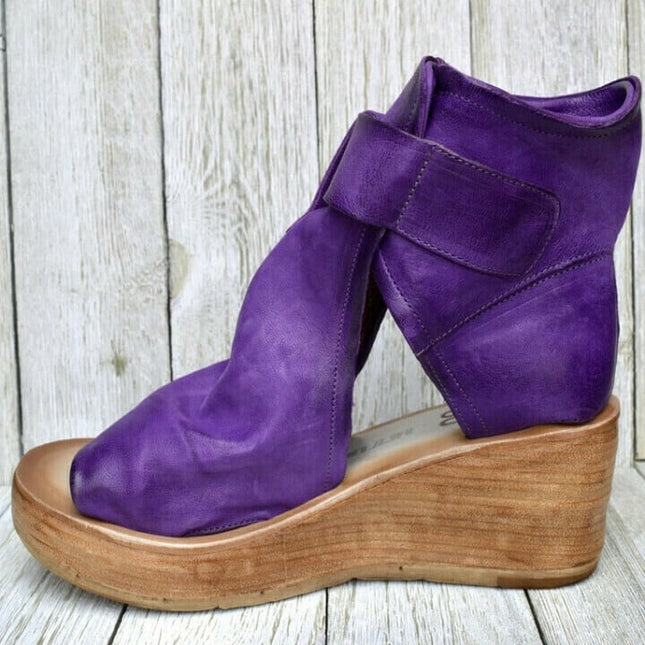 Sandals For Women | Buckle Strap Wedge Style
