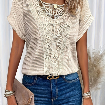 Women's Blouse | Decorative Crochet-Style