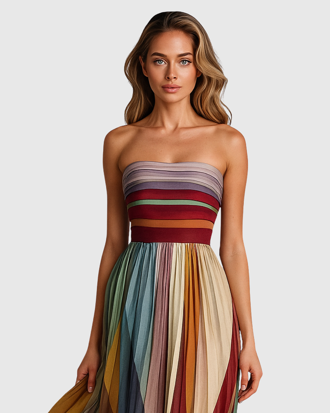 Isola | Chic Long Dress With Elegant Details