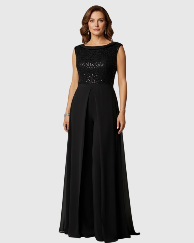 Zoraida Quinn | Stylish Sleeveless Jumpsuit Dress