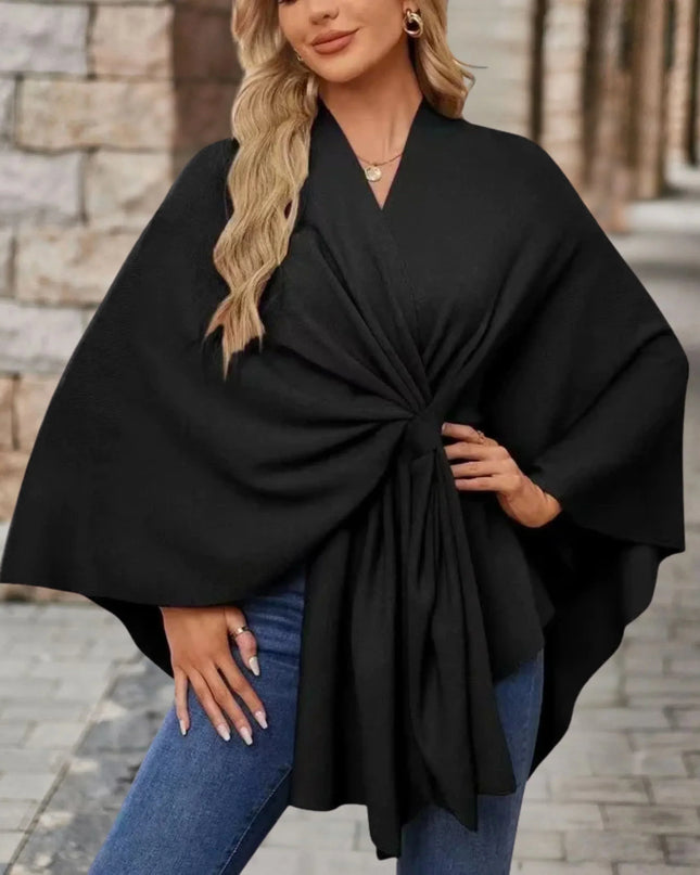 Women’s Poncho | Draped Wrap Style