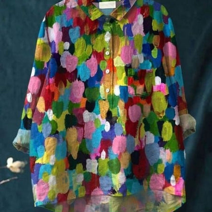 Women’s Blouse | Button-Up Floral