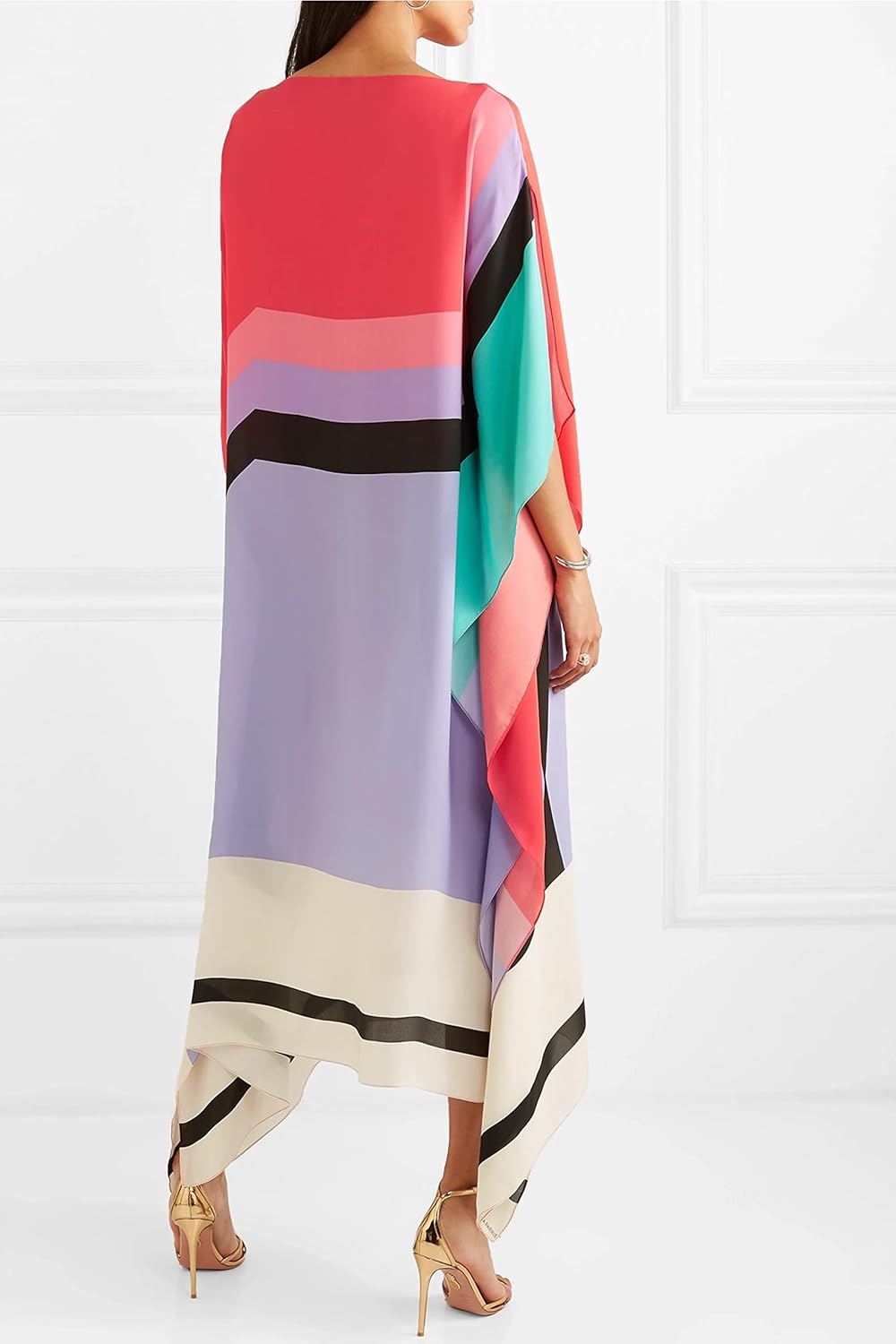 Valarie | Elegant Geometric Print Caftan