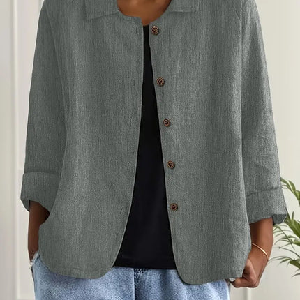 Women’s Blouse | Long Sleeve Button-Up