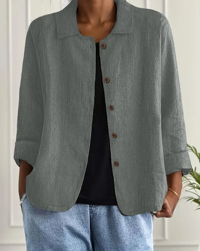 Women’s Blouse | Long Sleeve Button-Up