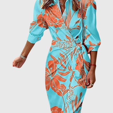 Everly | Elegant Wrap Dress With Print