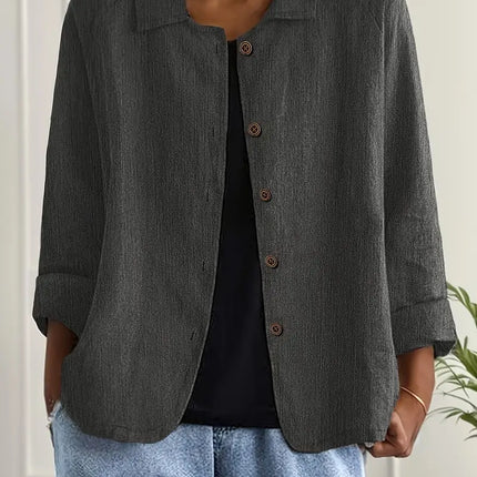 Women’s Blouse | Long Sleeve Button-Up