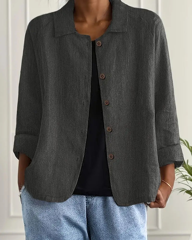 Women’s Blouse | Long Sleeve Button-Up