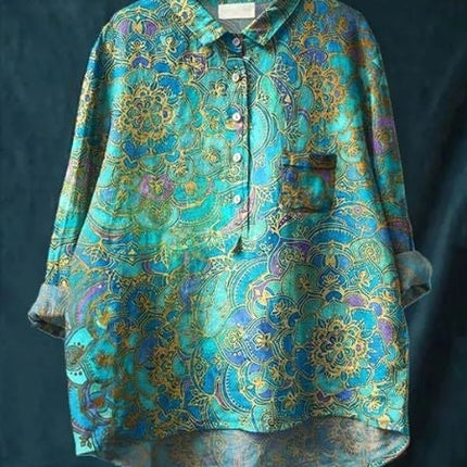 Women’s Blouse | Button-Up Floral