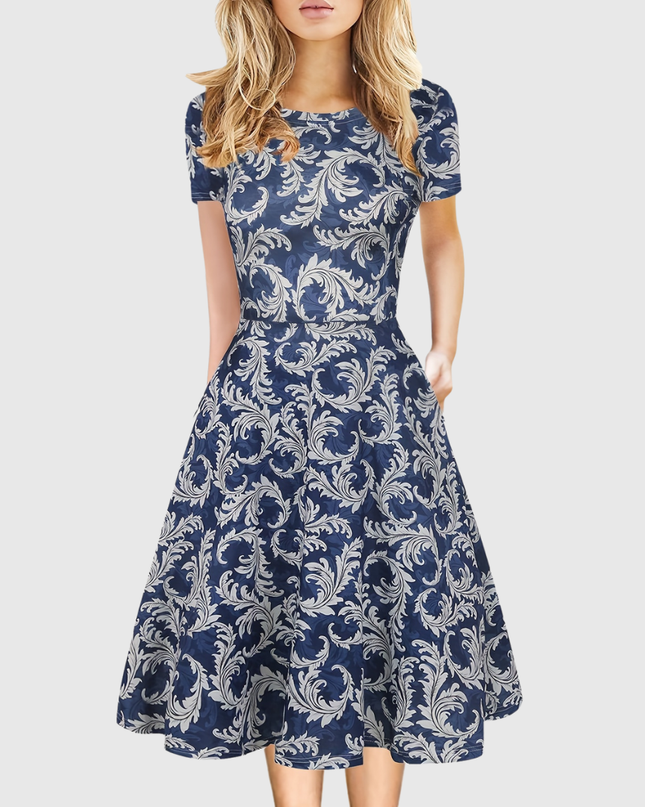 Evelyn Quinn | Retro A-Line Summer Dress