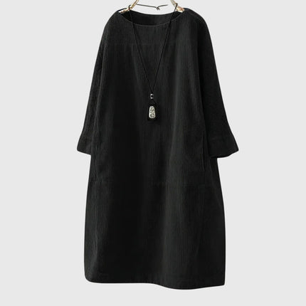 Grace | Relaxed Corduroy Midi Dress