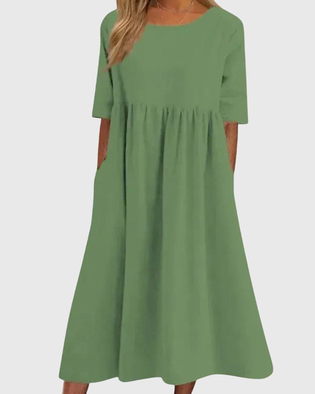 Haisley | Elegant Short-Sleeved Dress