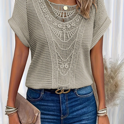 Women's Blouse | Decorative Crochet-Style