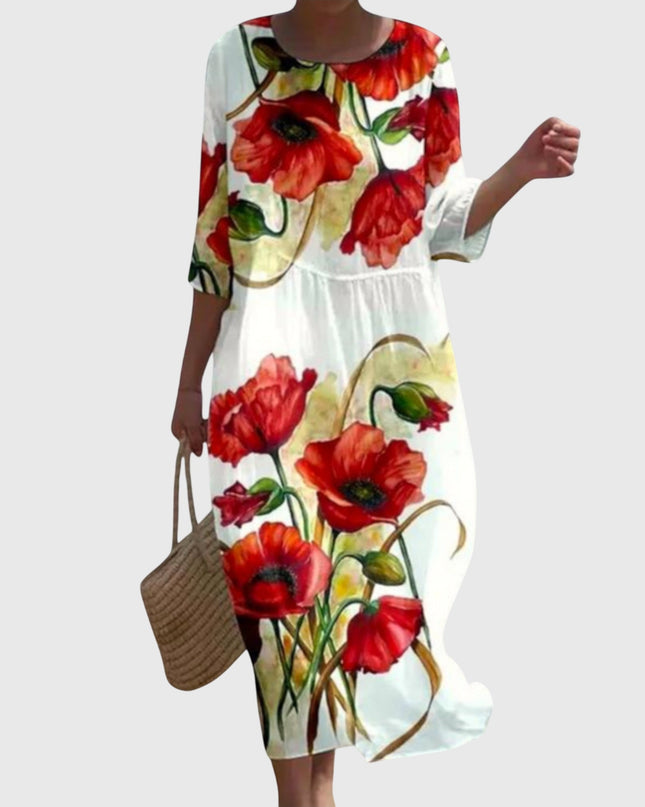 Hayley | Stylish Floral Maxi Dress