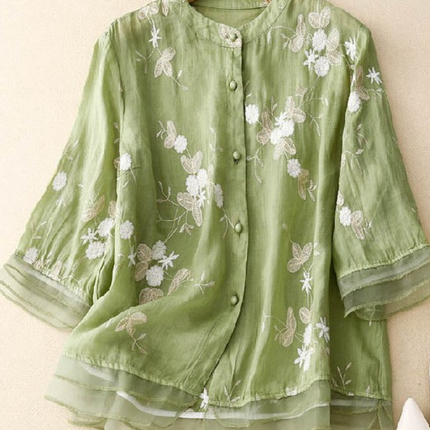 Women’s Blouse | Embroidered Accents