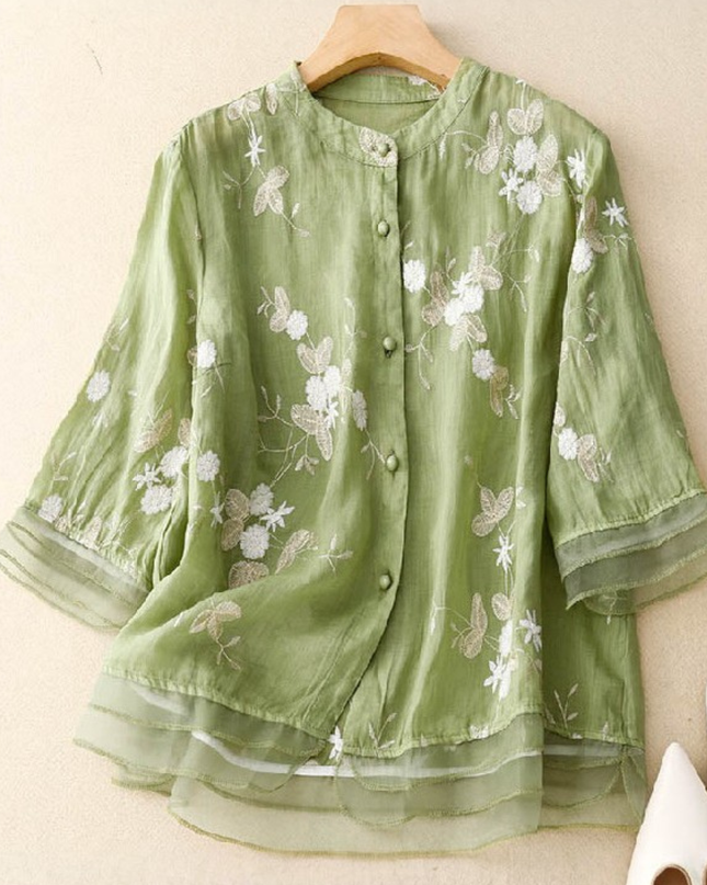 Women’s Blouse | Embroidered Accents