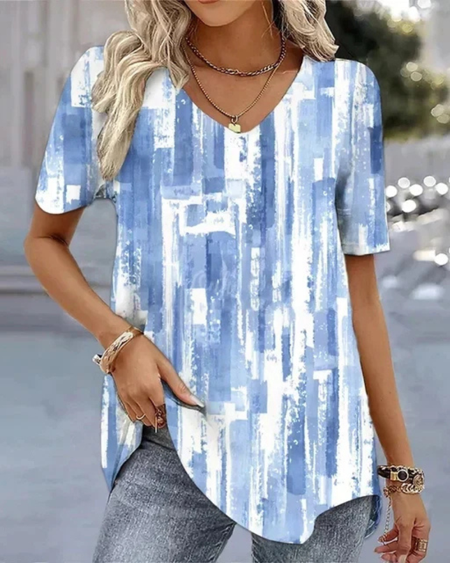 Women’s T-Shirt | V-Neck Printed Design