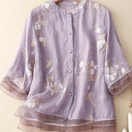 Women’s Blouse | Embroidered Accents