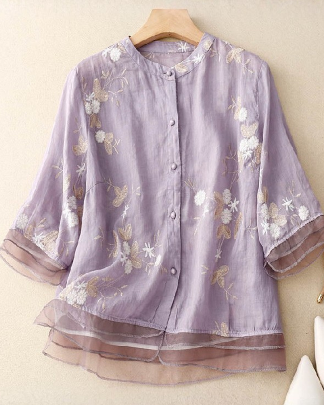 Women’s Blouse | Embroidered Accents