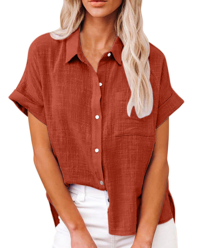Women’s Shirt | Short Sleeve Button Down